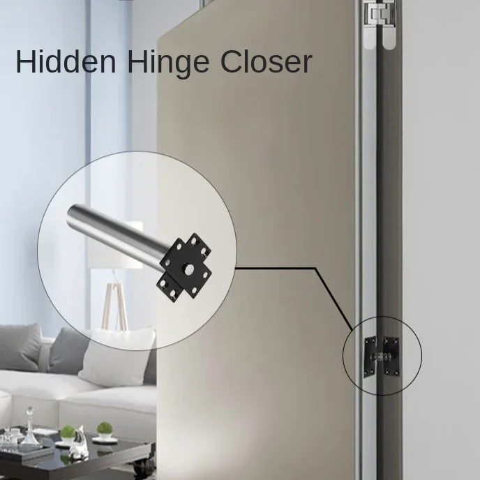 Invisible Door Hidden Door Closer Automatic Closer Household Spring Hinge Hidden Simple Closure