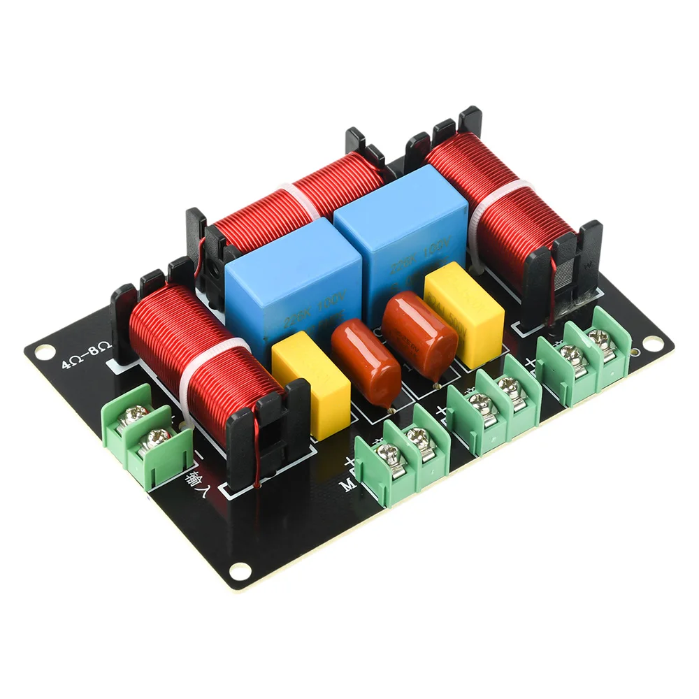3방향 200W 5500Hz / 5300Hz 주파수 분배기 DIY 스피커 필터 회로 홈 시어터 Hifi 스테레오 오디오 크로스오버 필터