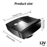 【12V  2 in 1 Car Heater】Windshield Fast Heating Defrost Defogger with 360 Degree Rotation for Auto Interior Accessories 2