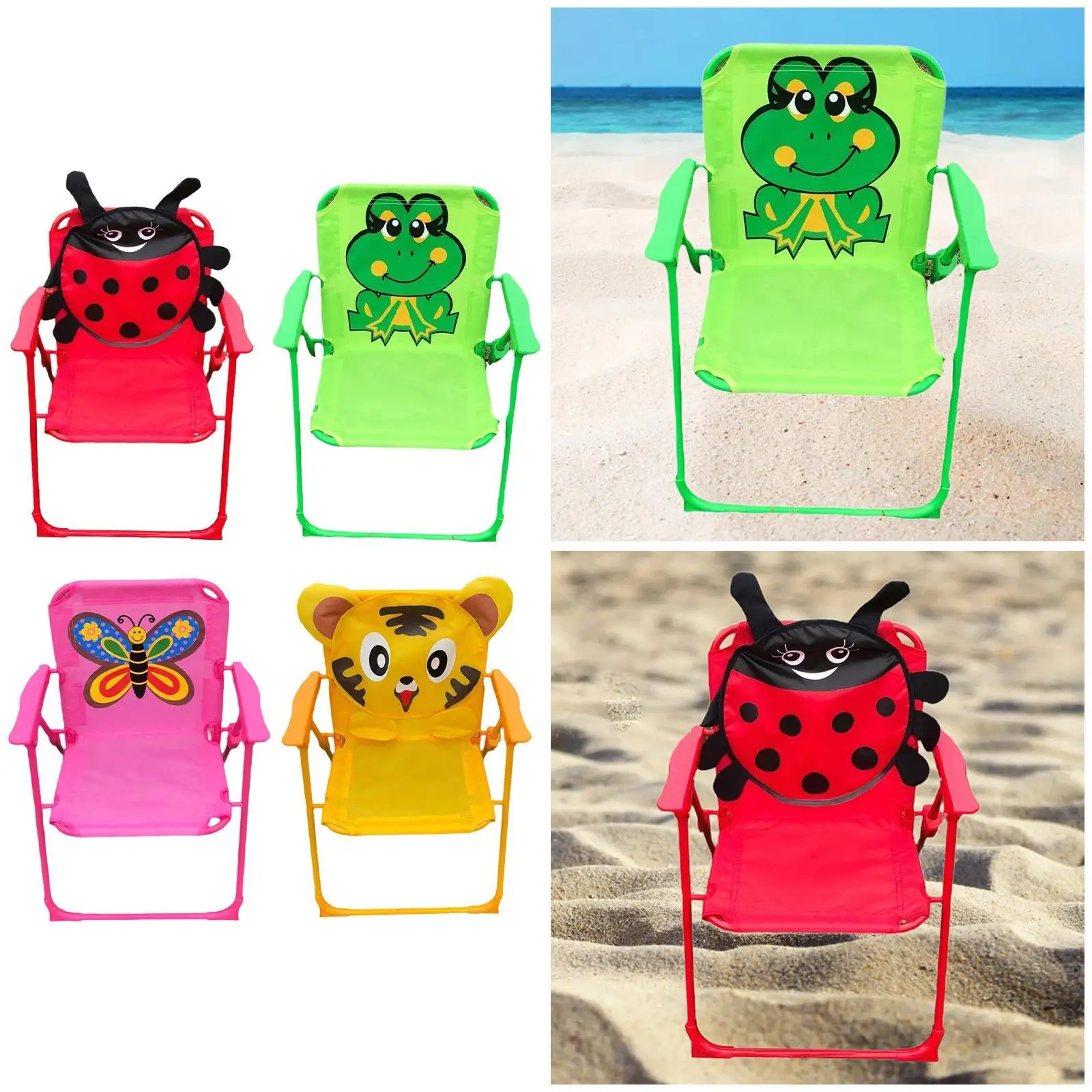 Kids Camping Folding Chair Heavy Duty Beach Chair for Barbecue Fishing Beach Kids Camping Folding Chair Heavy Duty Beach Chair for Barbecue Fishing Beach