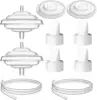 Breast Pump Parts for Spectra, Replace Duckbill Valves Tubes Backflow Protector Membrane for Spectra S1 S2 9 Plus Synergy Gold 1