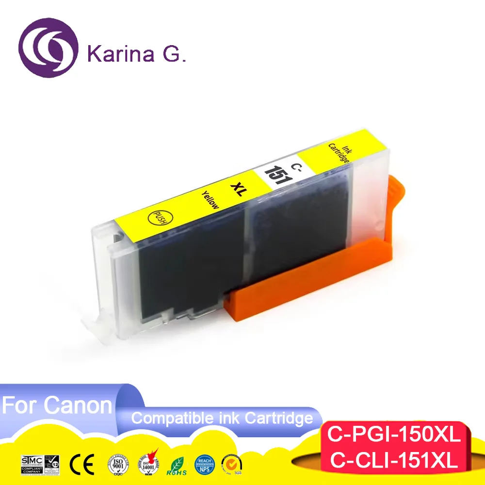 PGI 150 PGI-150 PGI150 PGI 150XL CLI 151 CLI-151 Compatible InkJet Ink Cartridge