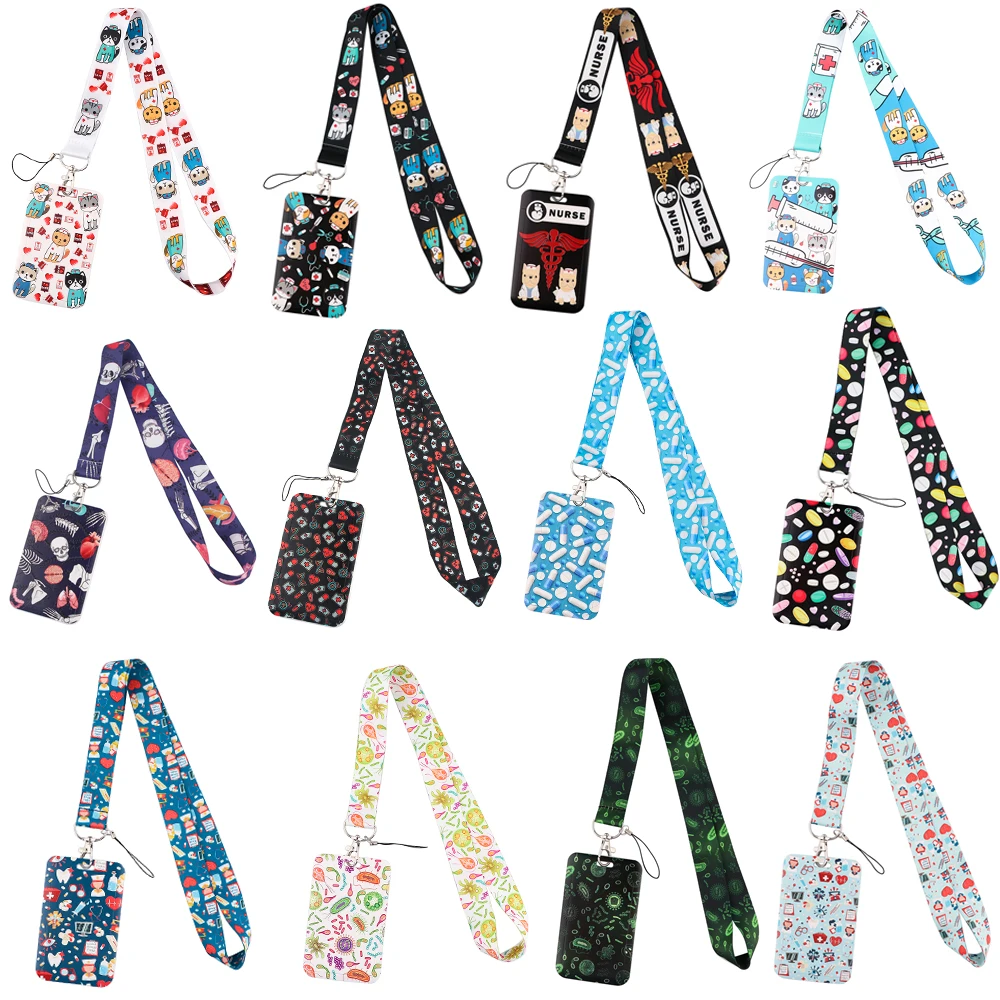CB256 Fashion New Design Student Nurse Doctor Badge Clip Cartoon ID Name Card Badge Holder Accessories Gift badge holder,badge holder keychain