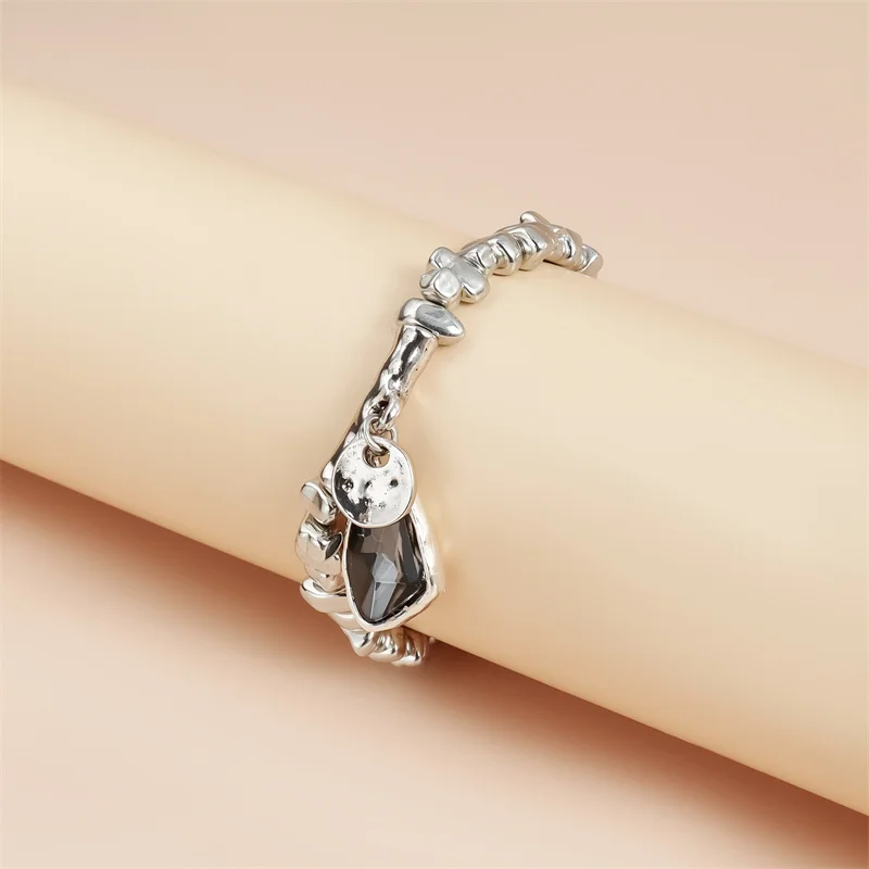 1Pc New Trendy Beads Choker Necklace For Women Elegant Black Irregular Pendant Necklace Bracelet For Wedding Party Jewelry Gift_voghion.com