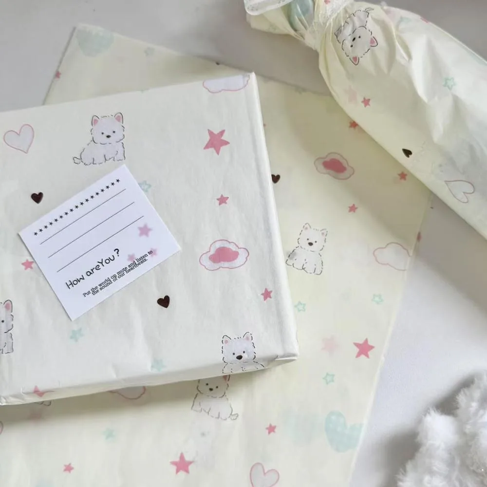 Vierblättriges Kleeblatt-Seidenpapier, gemustert, Eiscreme-Seidenpapier, Seidenpapier-Packung, bunt, für Party-Dekoration, Urlaubsgeschenk – Detail 6