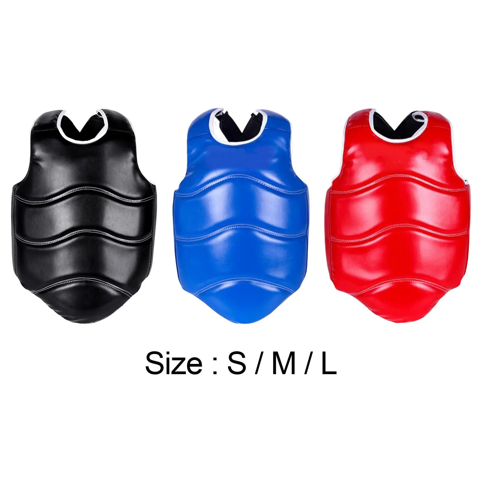 

Boxing Chest Guard Bodyguard Shock Resistant Karate Chest Protector Chest Gear for Teen Kids Adults Muay Thai Kickboxing Sanda
