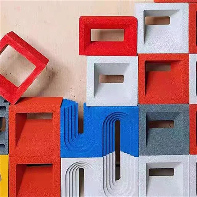 Beton Dekoratív Penészvonalak Egyszerű Stílusú Személyiség Általános Ipari Épület Tervezése Geometriai Módosítás - Image 6