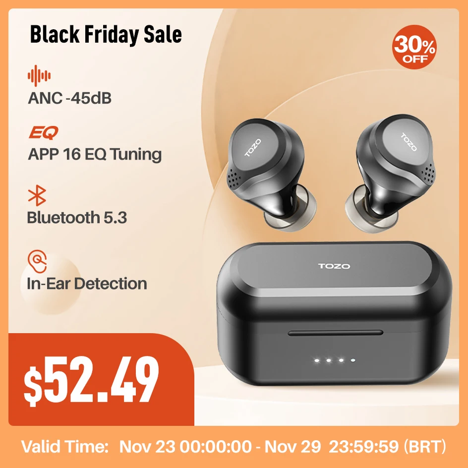 Comprar TOZO T10 - Auriculares Bluetooth - Negro