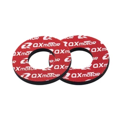 Motorcycle Handle Grips Donut Pads for Dirt Bikes and Motocross (QX Red)