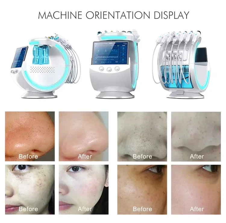 Hydra Dermabrasion H2O2 Machine skin cleaning facial oxygen cleaner Hydrfacials Aqua Peel RF wrinkle removal skin care machine