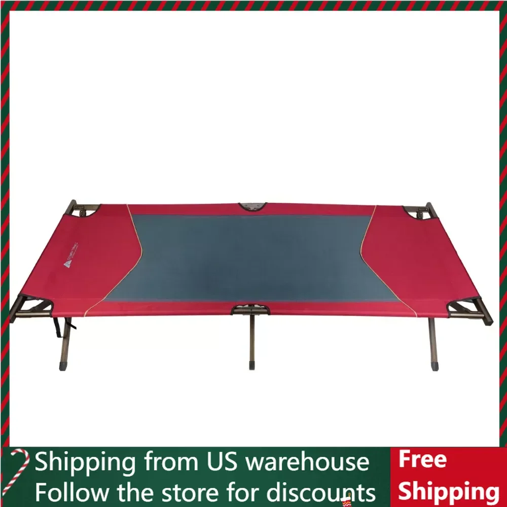 

Красная кровать для кемпинга, легкая кроватка для кемпинга, 83,5l X 34W X 20H, бесплатная доставка, складная мебель, туризм, спорт, развлечения