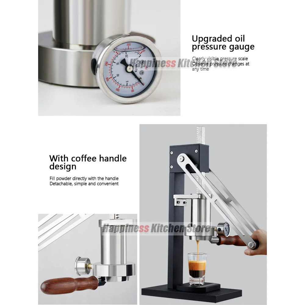 ITOP Manual Coffee Machine Press Rod Espresso Coffee Machine With Heating  PID Temperature Controller With Pressure Gauge 58mm - AliExpress