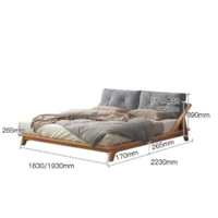 Rangement lit Double chambre Table de chevet lit de couchage français tables de nuit King Mobili Per La Casa accessoires de maison 5