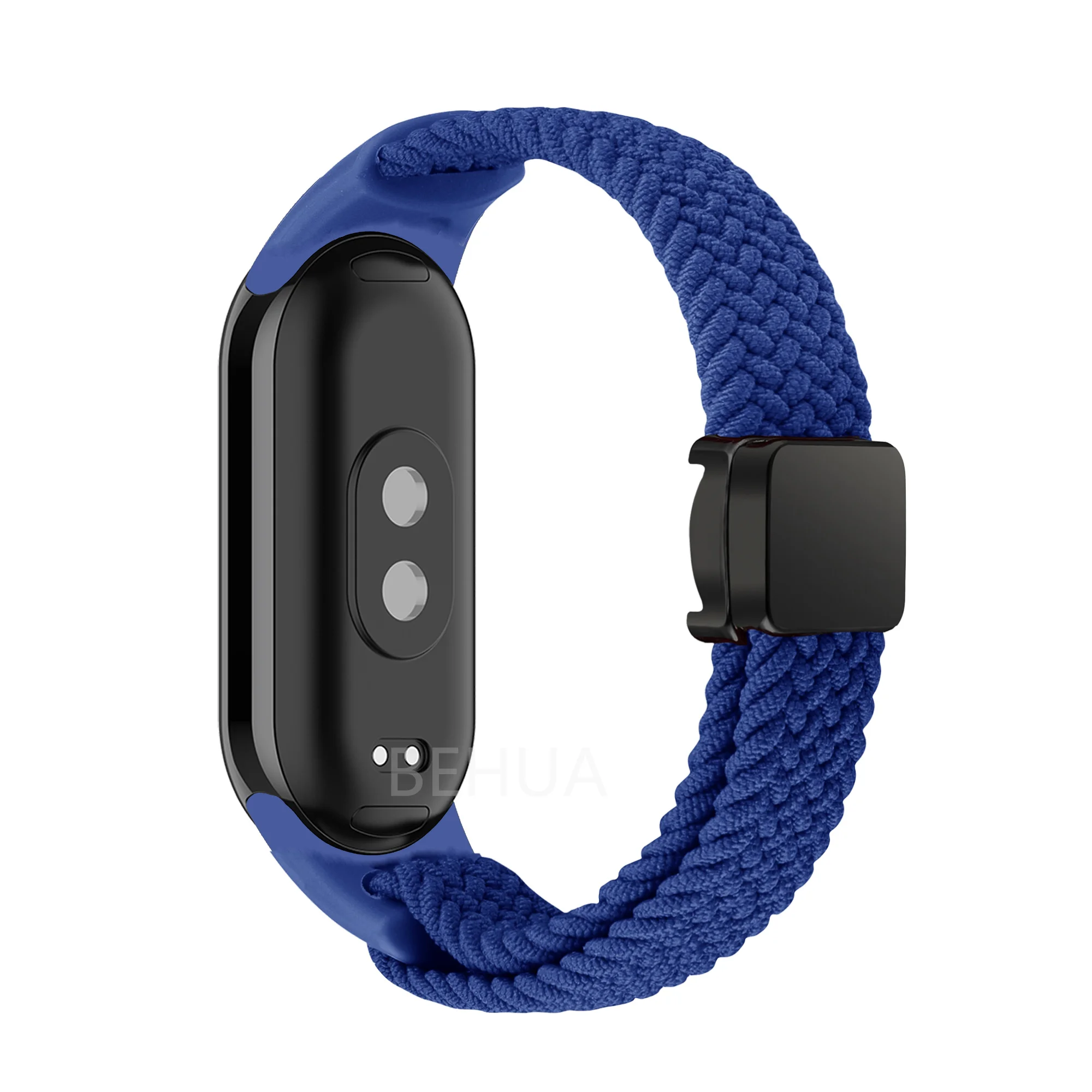 Braided Nylon Elastic Weave Smart Watch Band Strap in Multicolor