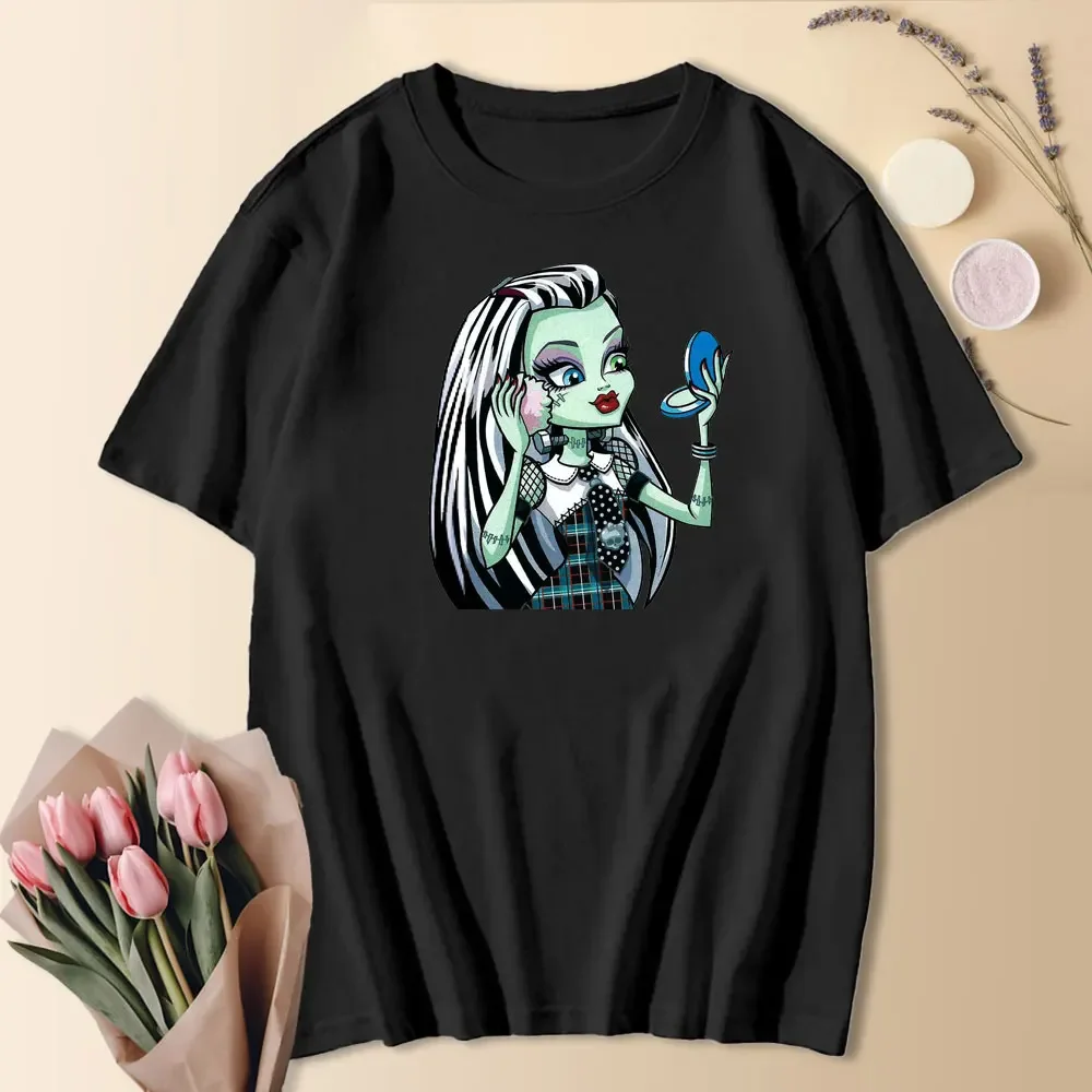 Lagoona Blue Monster High Classic T Shirt Donna Uomo Kawaii Style Summer Tees Vintage Classic Cartoon Printed Streetwear Tops