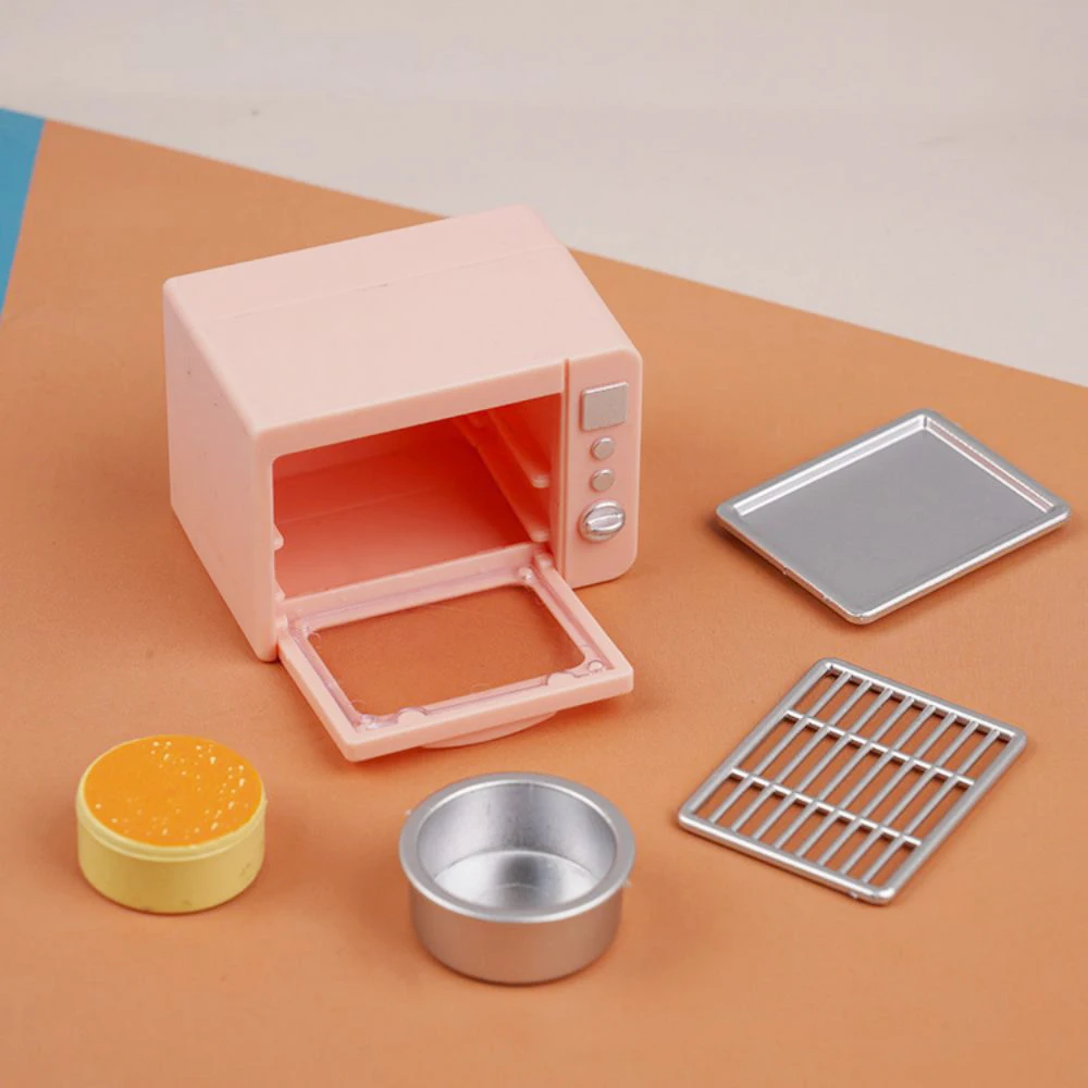 Cooking Set 1:12 Rice Cooker Kitchen Furniture Model Pretend Game Dollhouse Miniature Scene Cake Toy Children Birthday Gift 5