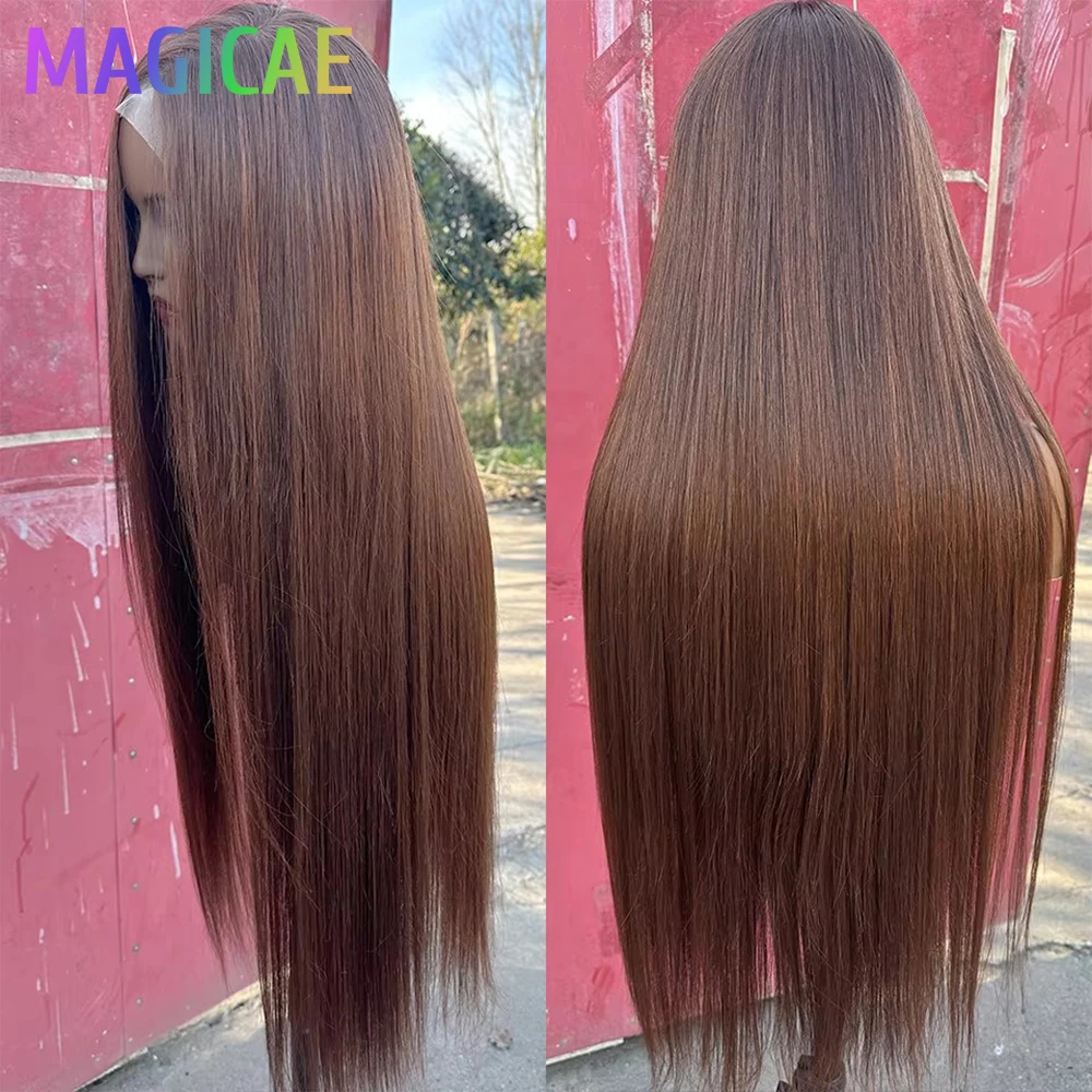 4X4 Lace Front 36Inches Blond Synthetic Wig Bio Heat Resistant Fiber