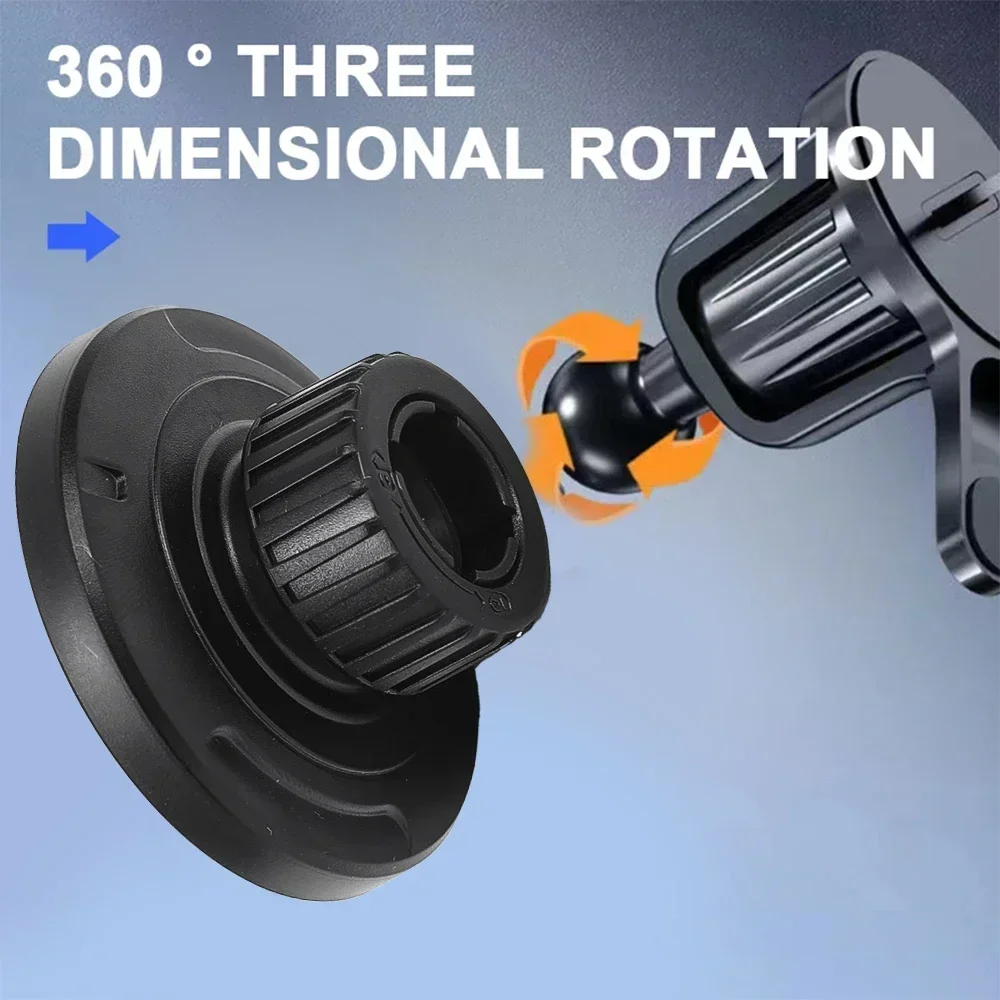 Magnetic Base for Car Phone Holder with 17mm Ball Head