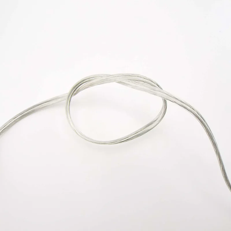 Transparent 2-Core Copper Wire Parallel Cable