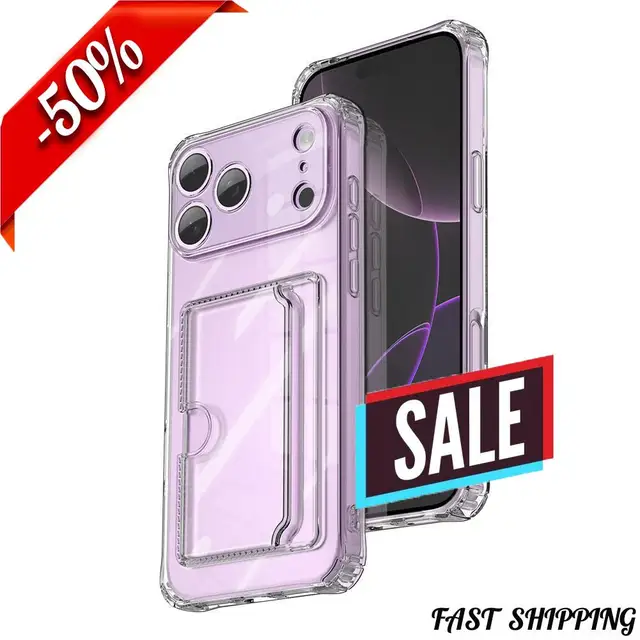 Transparent TPU case for iphone 17/17