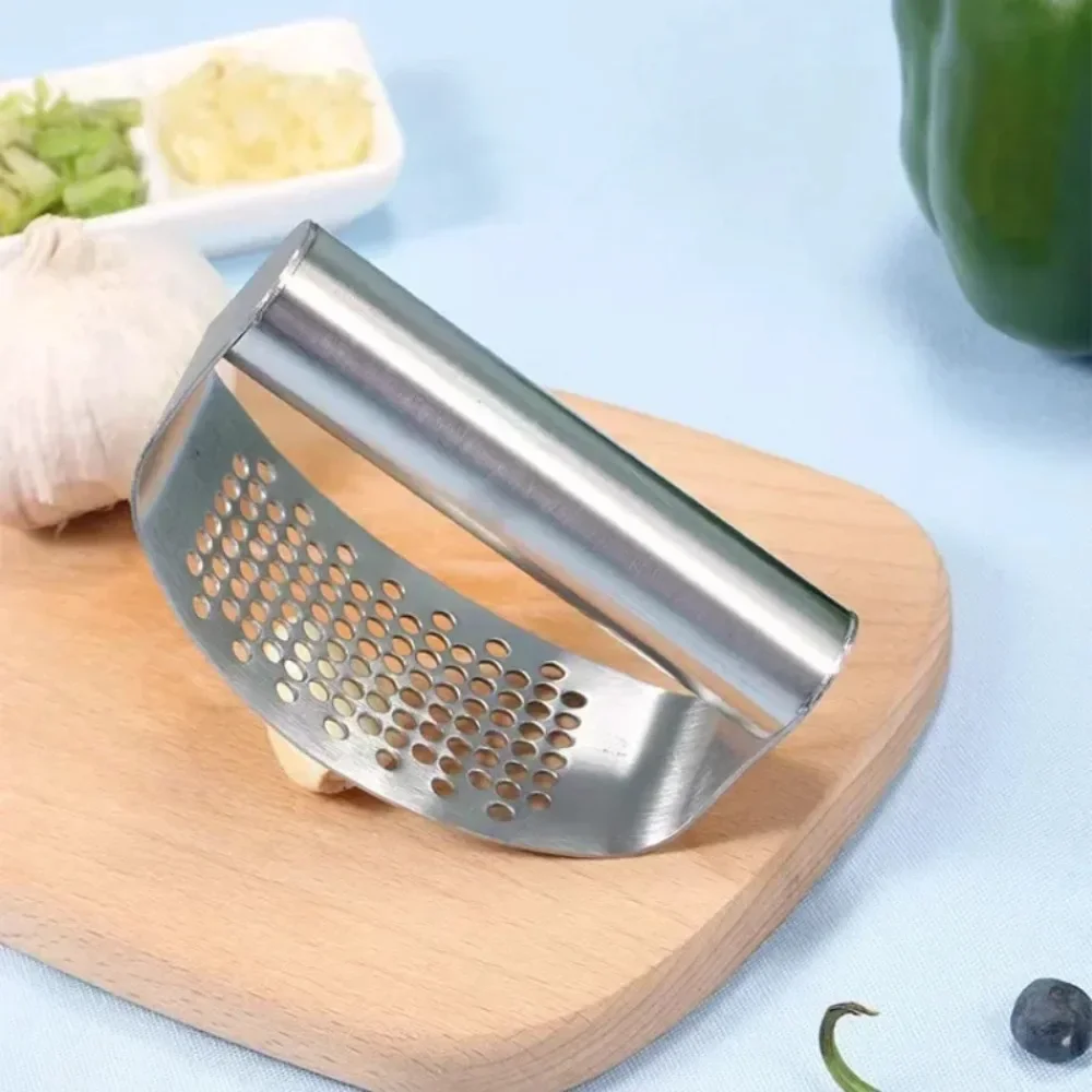 Stainless Steel Garlic Press 3