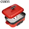 4L Multifunctional Electric Hotpot Thermostatic Multicooker Non-stick Skillet Frying pan Food Steamer barbecue grill Soup stewer 3