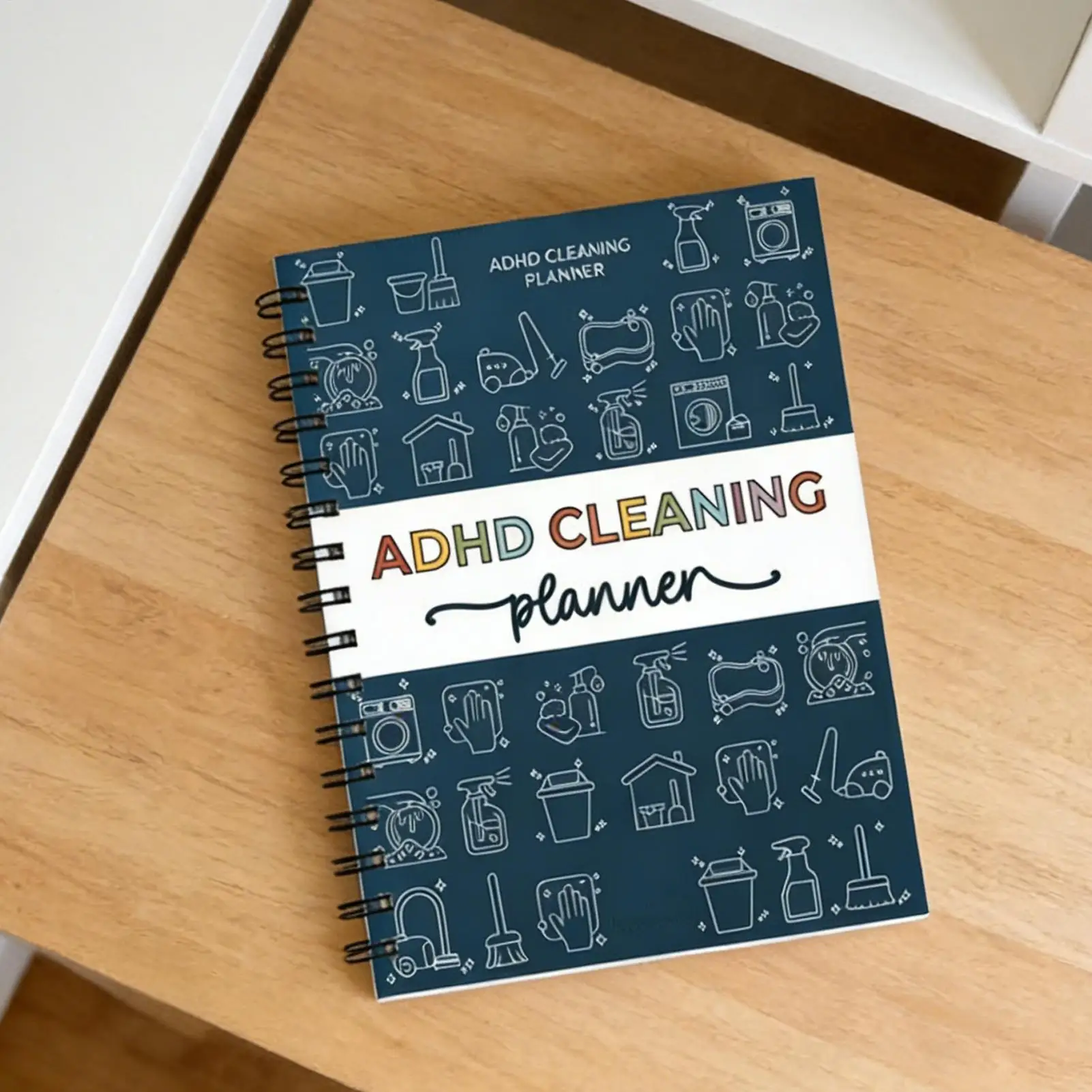 ADHD 청소 계획 세트에는 가정 청소 일정, 주간, 월간, 연중 청소 팁, 가족 집안일 차트가 포함되어 있습니다.
