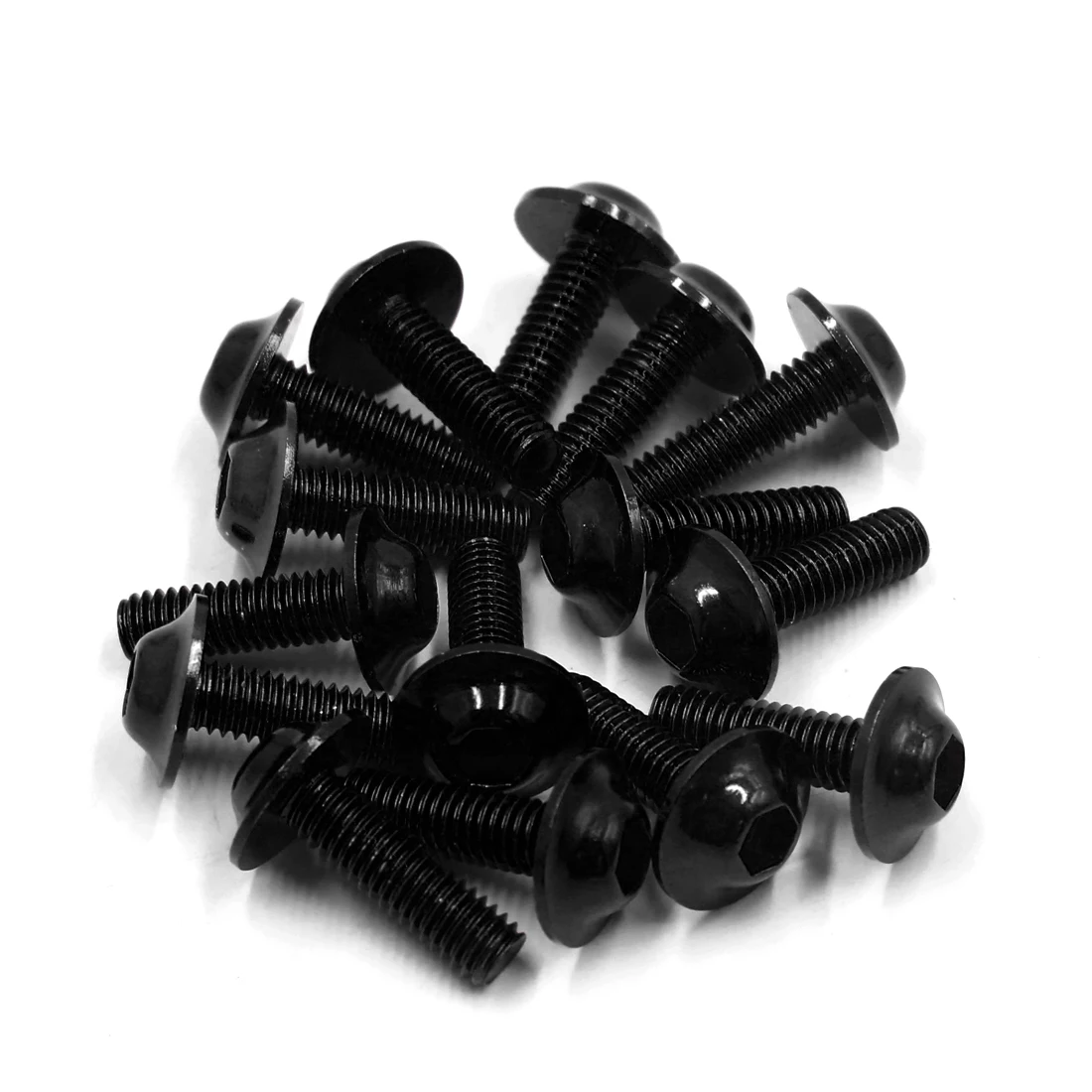 Uxcell M6 X 20mm Rote Sechskant-Kennzeichenbolzen für Motorrad- und Roller-Kennzeichenrahmen – Detail 4