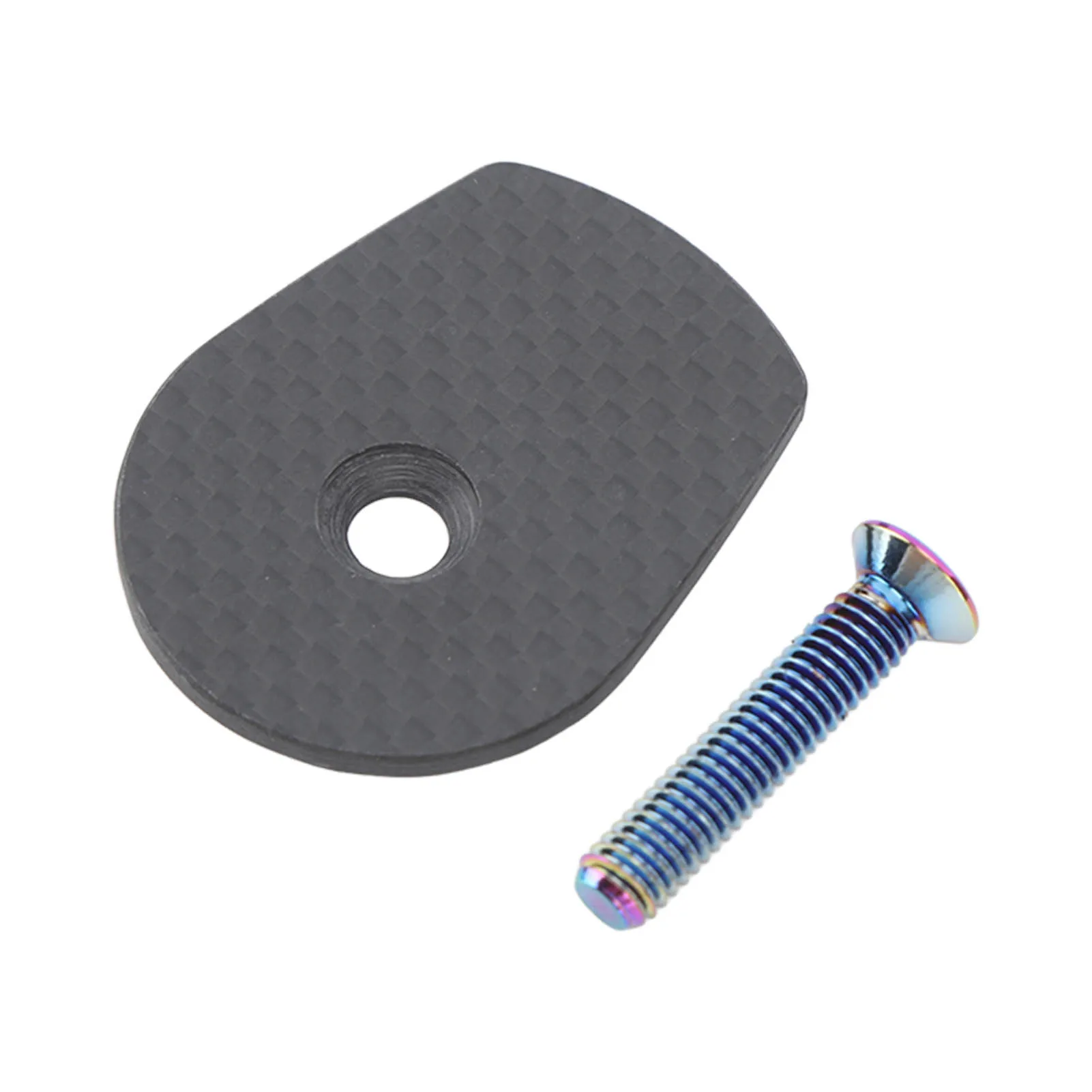 Capuchon Supérieur De Potence Vélo En Carbone – Avec Vis Titane – Léger Et Résistant – Compatible Canyon H31, H11, H36