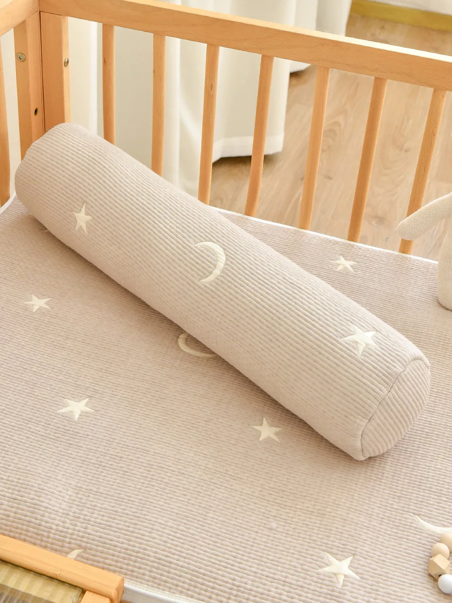 Baby Pillow Cylinder Comfort Side Sleep Neck Protection Pillow Baby Bed Long Fence Child Bed Cushion Anti collision CJ194