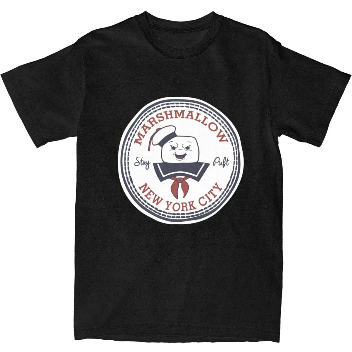 T-Shirt Da Uomo Ghostbusters T-Shirt Harajuku Marshmallow New York City Summer Tee Shirt Estetica Logo Personalizzato Abbigliamento In Cotone