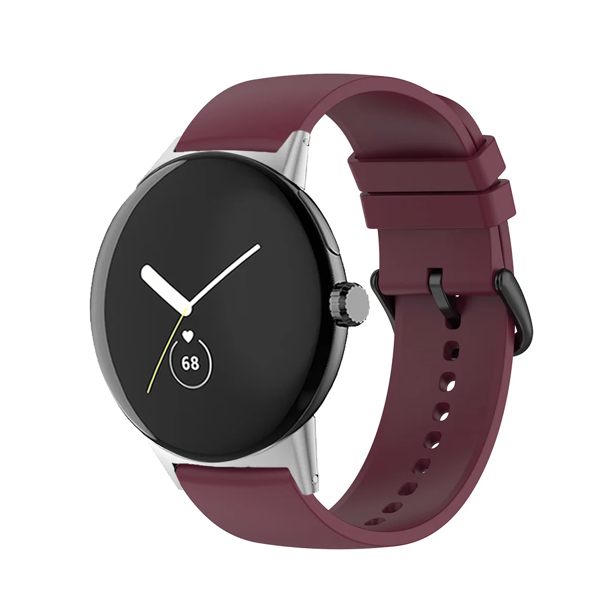 Enhanced Silicone Sport Band for Google Pixel Watch - Smartwatch Wrist Bracelet Accessory