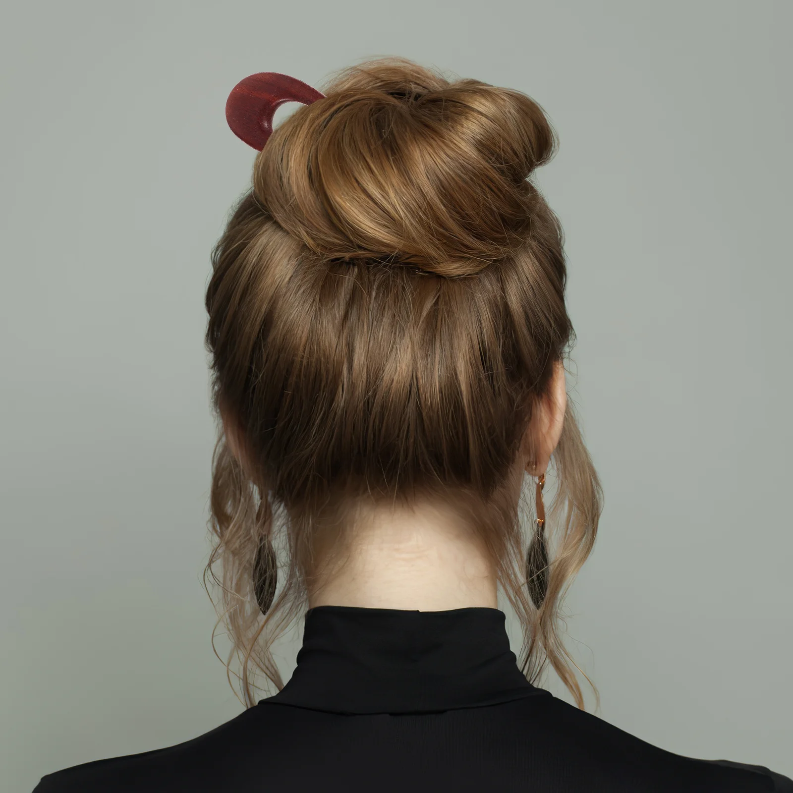 여성용 U자형 머리핀, 여성용 빈티지 나무 머리핀, 머리 장식, 헤어 액세서리, 헤드웨어, 헤어 스타일링 도구