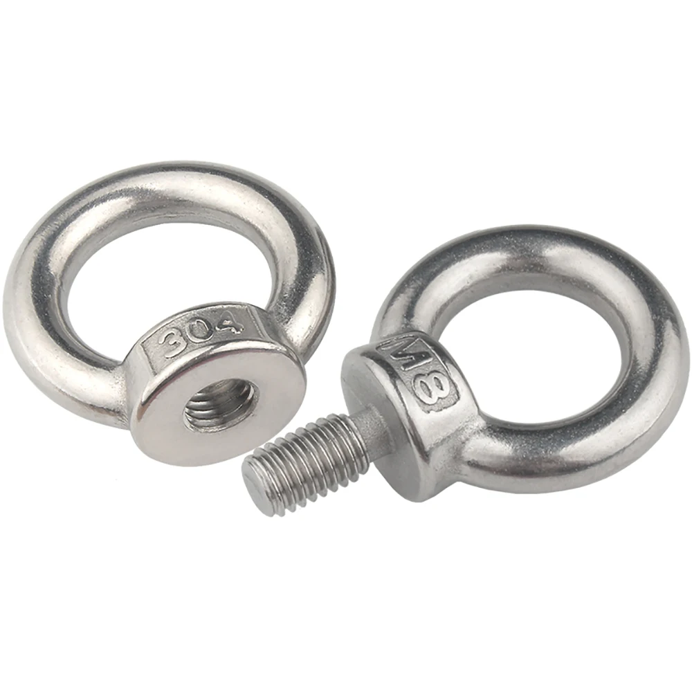 242-258 | Lifting Eye Bolts - Eye Nut, Stainless Steel, 242-25