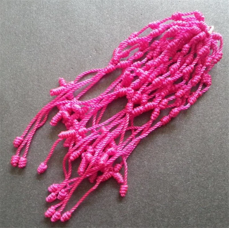 S61650e26296a4157903bc0172f497528U Sprzedaż hurtowa moda promocyjne ręcznie wiązane bransoletka-różaniec Nylon bransoletka-różaniec, 48 sztuk/paczka