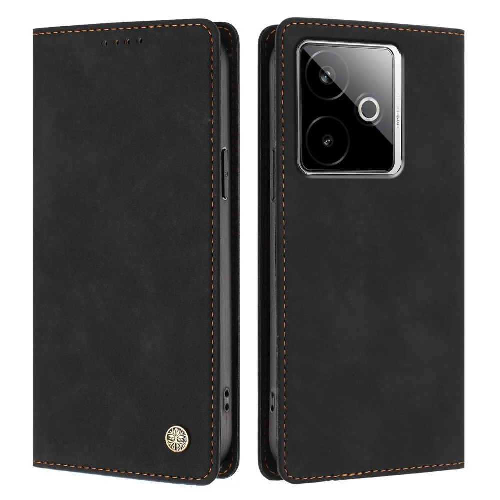 Premium Anti-Theft Brush Leather 360° Protective Flip Cover