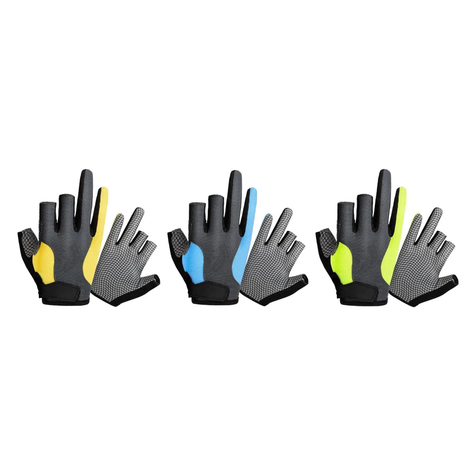 3 Cut Fingers Gloves Finger Protector for Kayaking Motorcycling Hiking 3 Cut Fingers Gloves Finger Protector for Kayaking Motorcycling Hiking