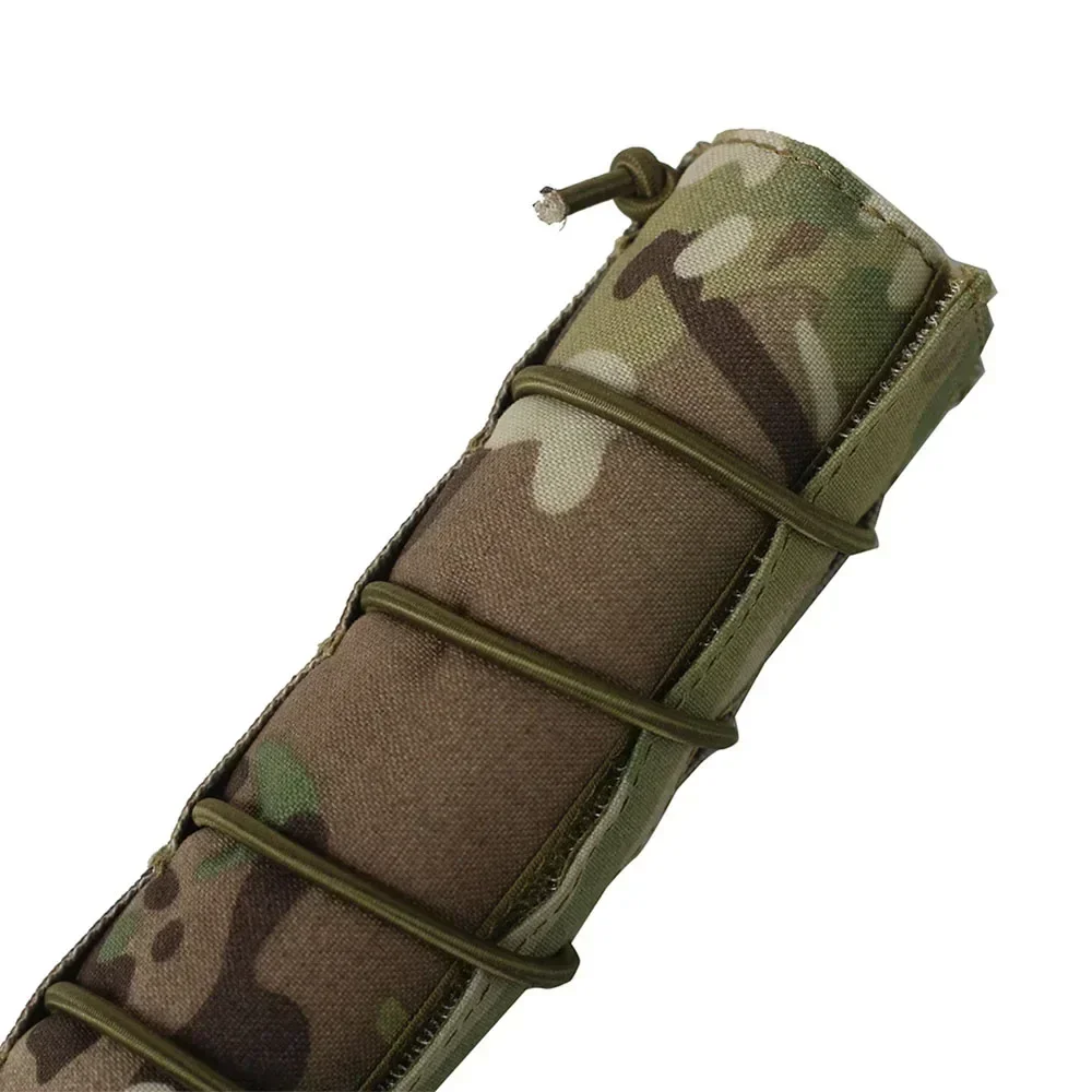 Sniper Suppressor Cover Tactical Camouflage Protector Outdoor Shooting Military Hunting Cloth Case Live CS Field Equipment