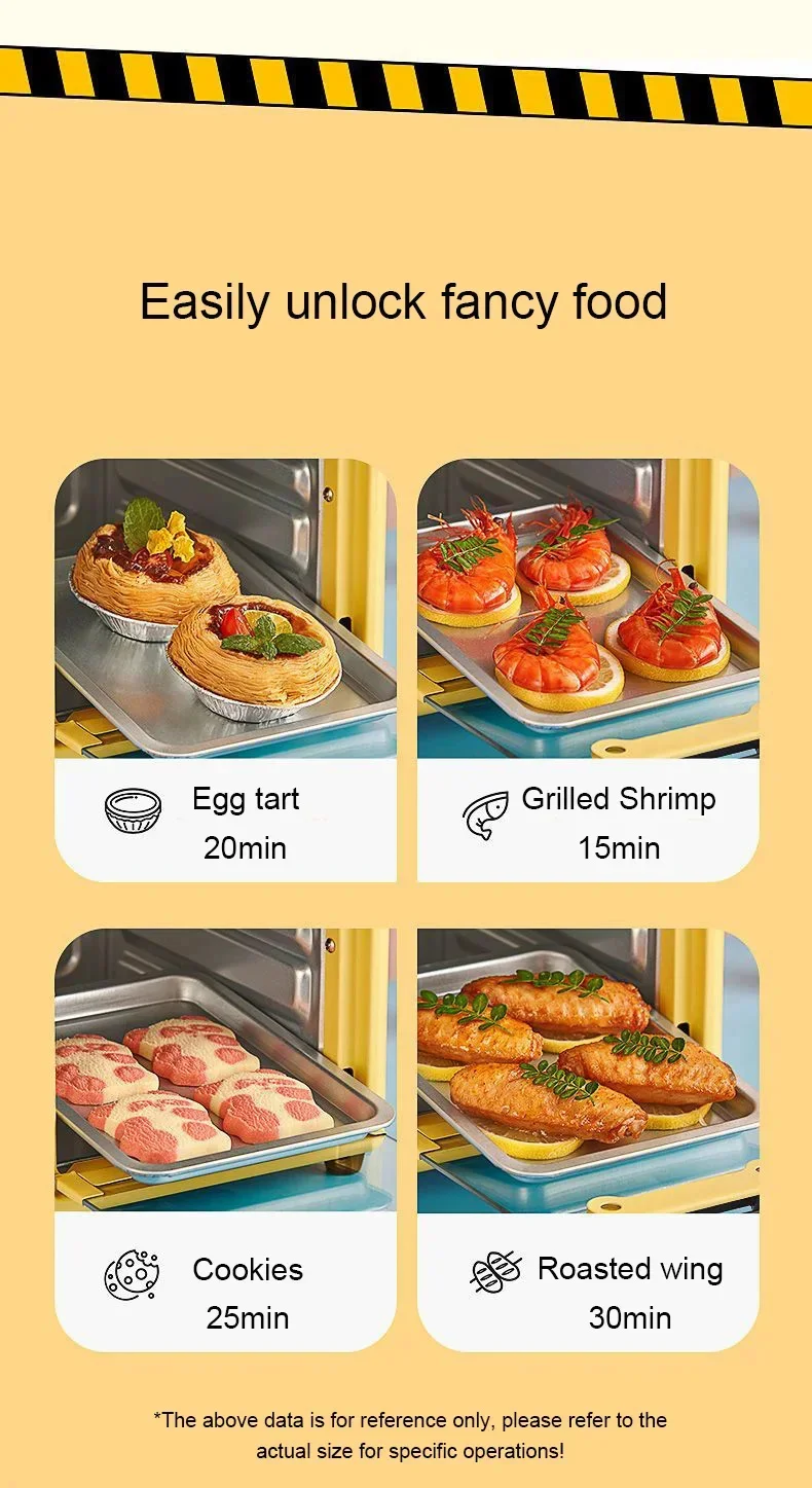 Description Picture 5 of item220V 300W 5L Multifunction Mini Electric Pizza Crepe Bakery Roast Oven Grill Breakfast Machine Cookies Cake Bread Maker