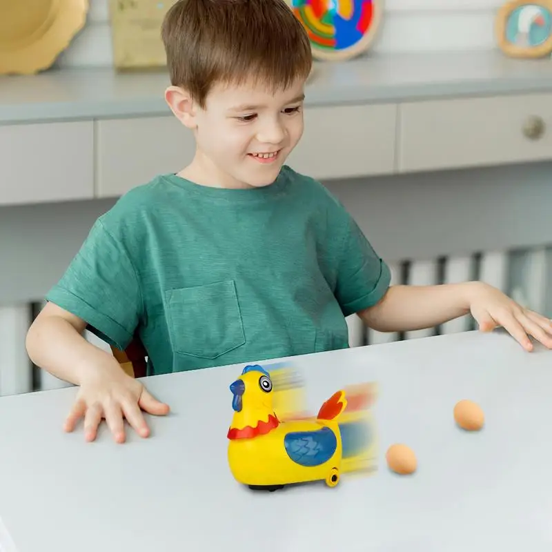 Hen Toy Chick Electric Hen Toy Laying Eggs For Easter Creative Chicken Toy Chicks Walking Lay Mini Decorative Music Set kid Toys 5