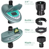 Garden Irrigation Timer LCD Display Watering Controller Weekly Daily Programming Greenhouse Potted Plants Automatic Sprinklers 6