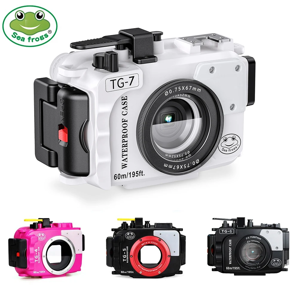 Seafrogs Scuba Diving Camera Case Cover For Olympus TG 7 TG