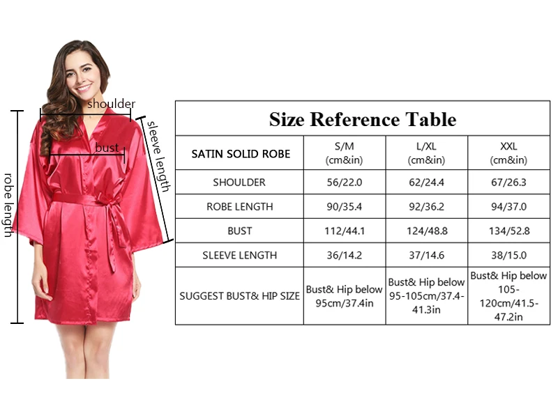 Satin Silk Robes Wedding Bathrobe Bride Bridesmaid Gown Women Clothing Sleepwear