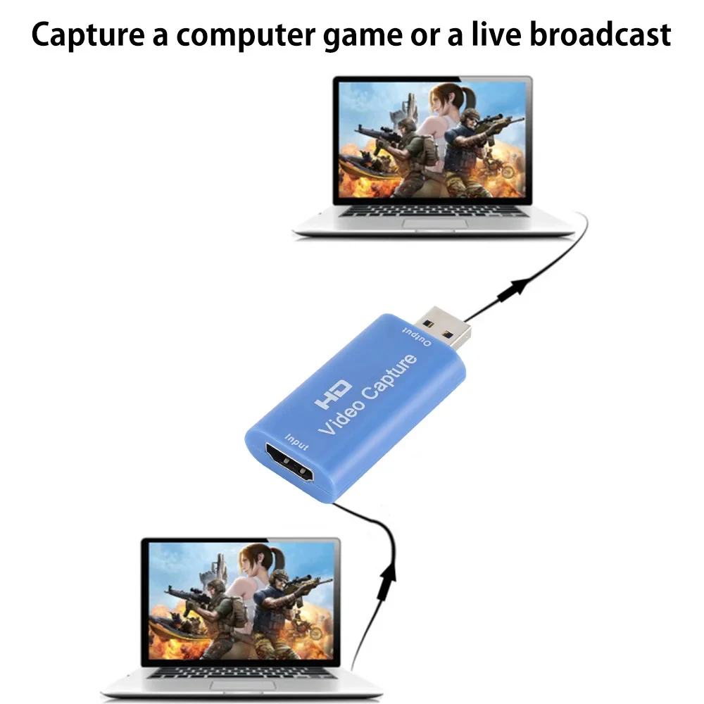 4K 1080P USB Capture Card HDMI-compatible Video Grabber Record Box for PS4 DVD Camcorder Camera Recording Live Streaming video capture adapter