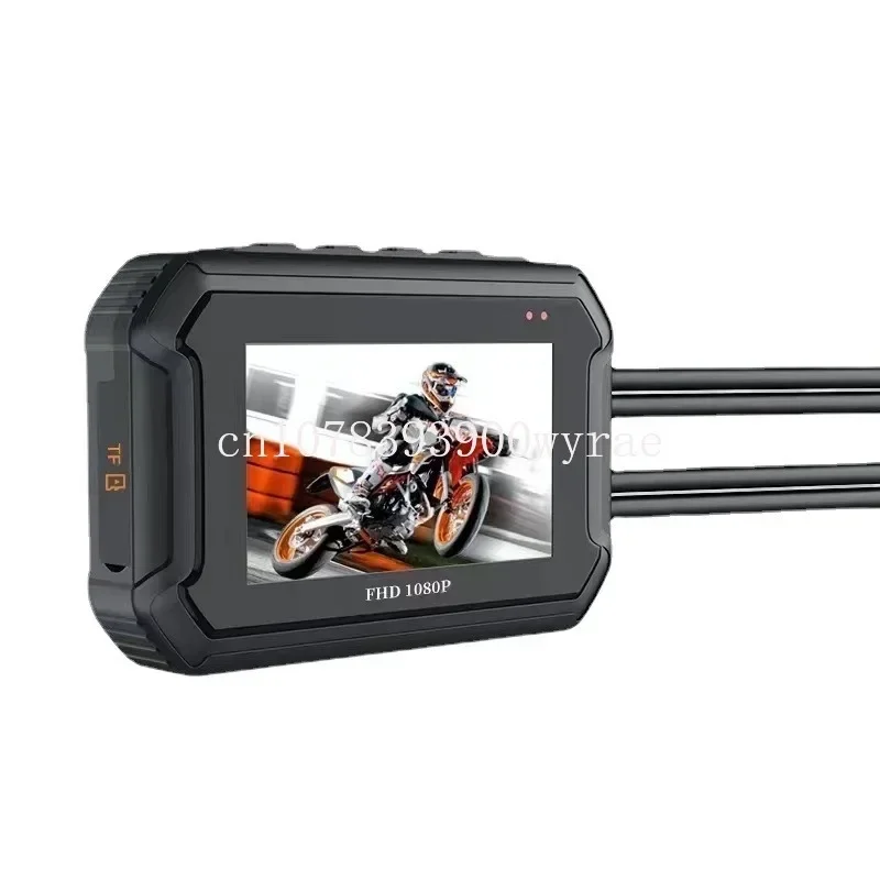 

Mt05 Motorcycle Waterproof Recorder ACC Double 1080P with GPS Record WiFi Real-Time View