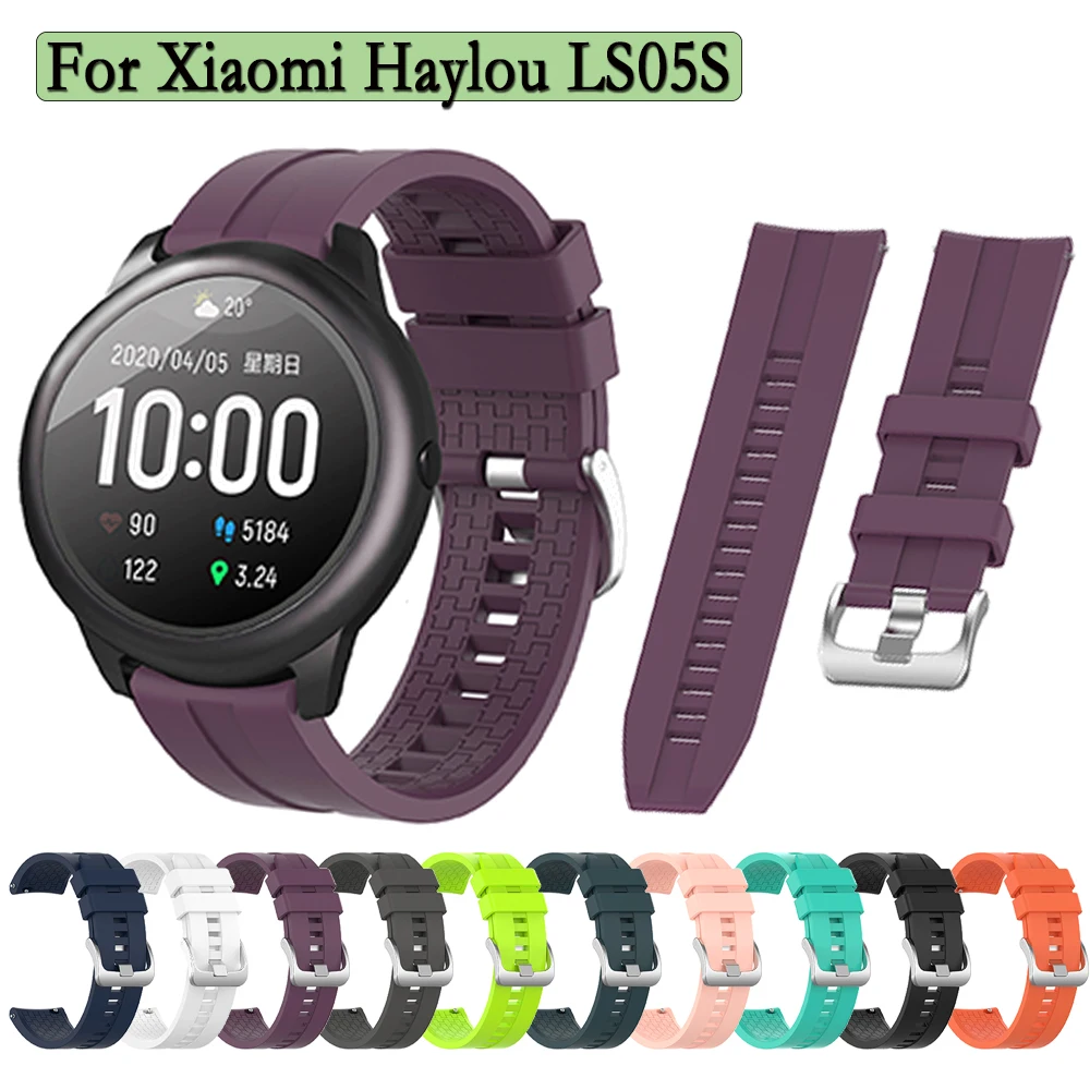 

Силиконовый ремешок для смарт-часов Xiaomi Haylou LS05S, 22 мм