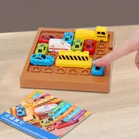 Moving Cars Out Of The Warehouse Huarong Road Children Puzzle Toys Huarong Road Toys Mathematical Thinking Exercises Hands 1