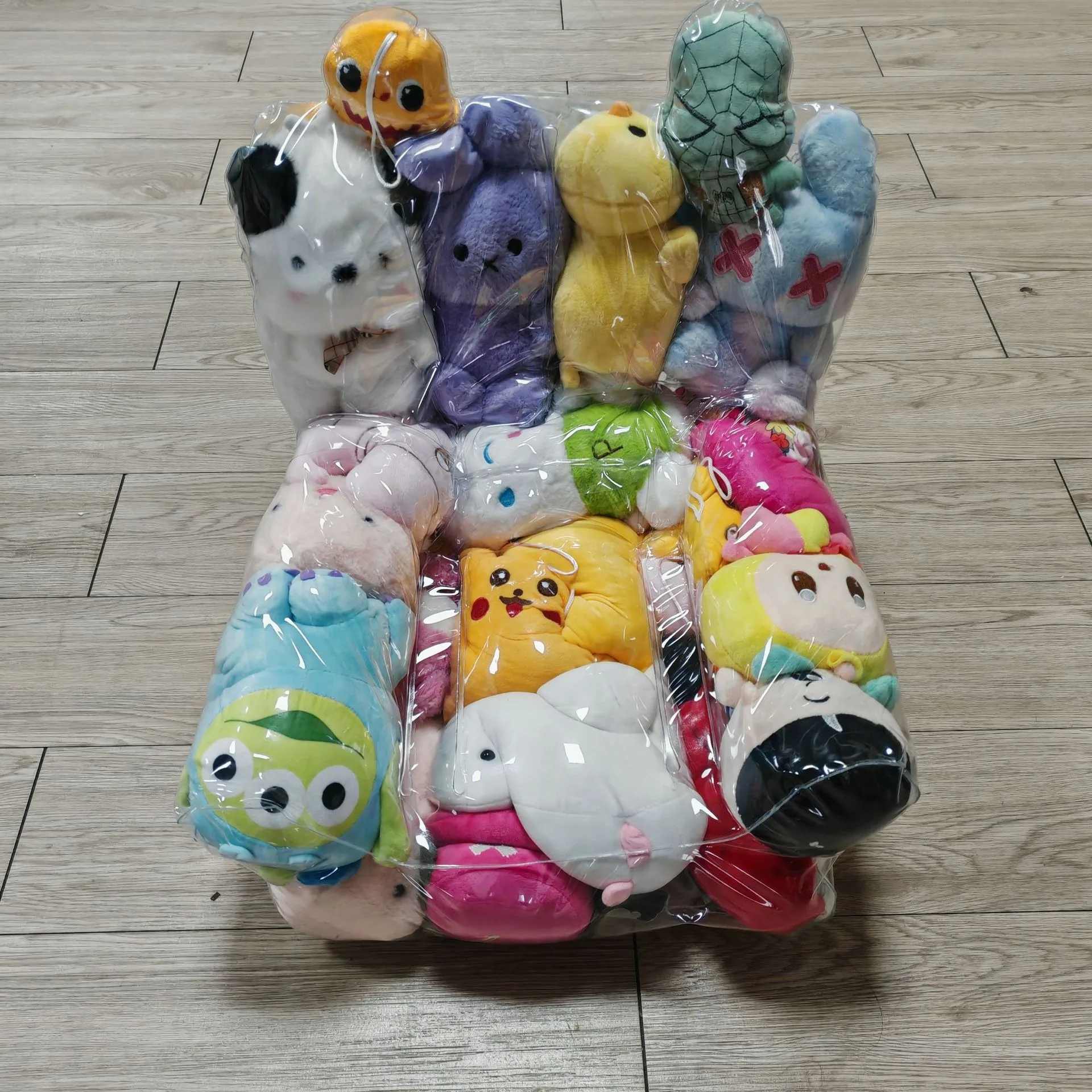 Stuffed Animal Bean Bag Storage Clear Waterproof Toy Bags for Storage with Zipper Organizer for Storing Toys Floor Dorm Bedroom - 3
