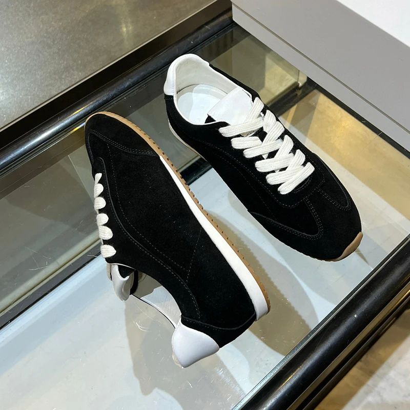 Flat Shoes, Women's Lace Up Casual Sports Shoes, Comfortable And Lightweight To Wear_voghion.com