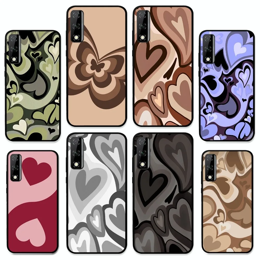 

Love Heart design Phone Case For Huawei Y9 6 7 5 Prime Enjoy 7s 7 8 plus 7a 9e 9plus 8E Lite Psmart Shell